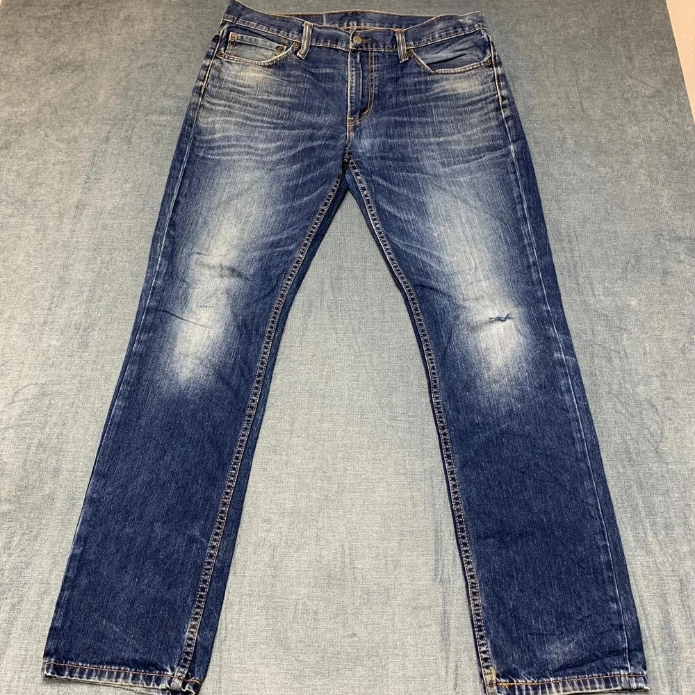 Vintage Levi's 511 Jeans Mens 36x32 Blue Denim Cotton Slim Fit Straight Leg Y2K
